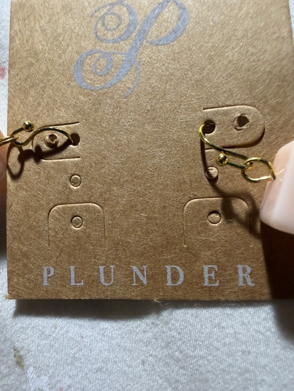 Plunder Pink, Mint & Orange Drop Earrings - Picture 2 of 4